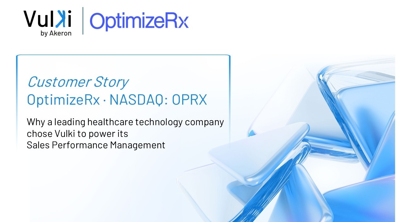 Vulki by Akeron: Integrated Compensation Management for OptimizeRx
